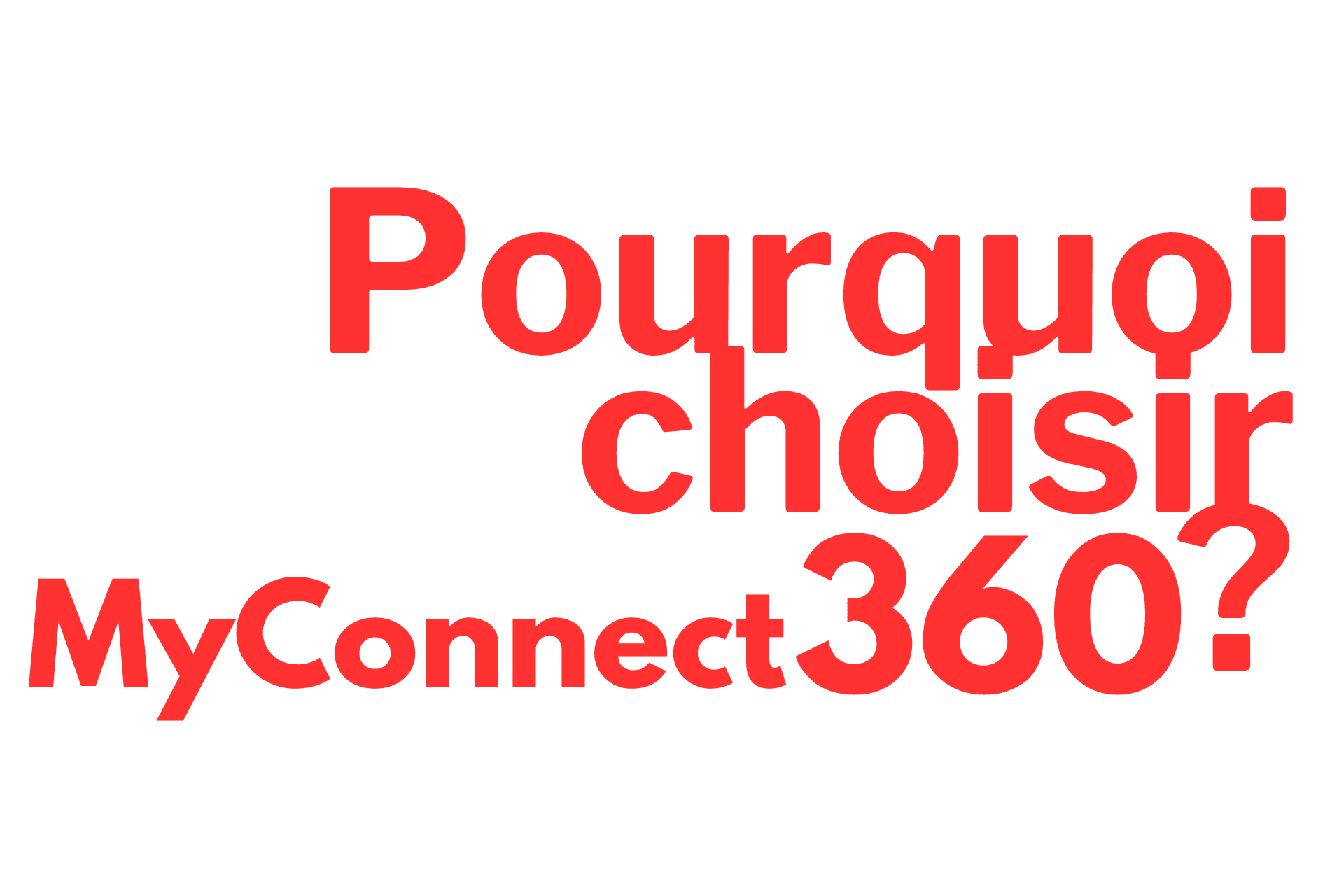 Pourquoi choisir Myconnect360